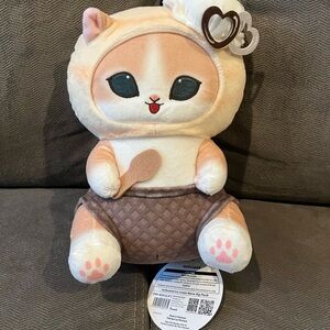 Mofusand Toys | New 11 Inch Mofusand Vanilla Ice Cream Meow Costume Plushie